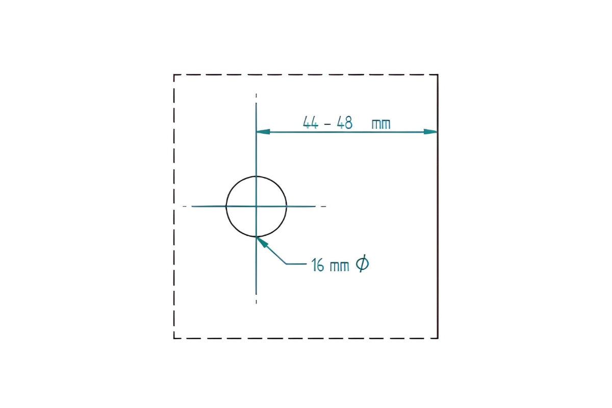Sauna Türscharnier aus Edelstahl – Luxusausführung