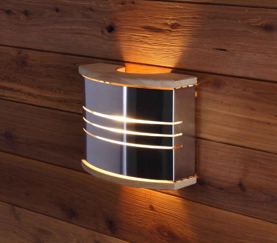 Harvia Steel Sauna Lampe mit Schirm