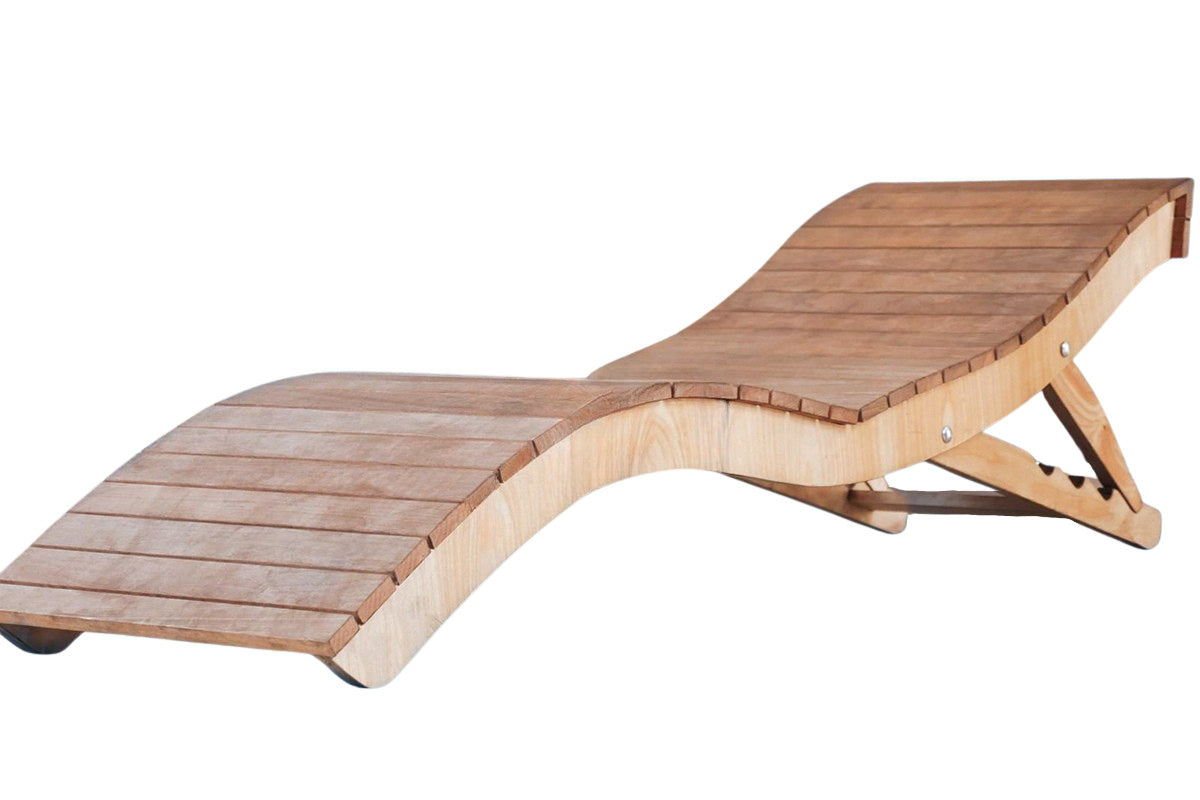 Sauna-Liege aus finnischer Espe