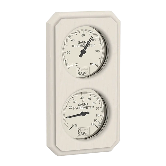 Thermo-Hygrometer Abgeschnittenes Rechteck Vertikal