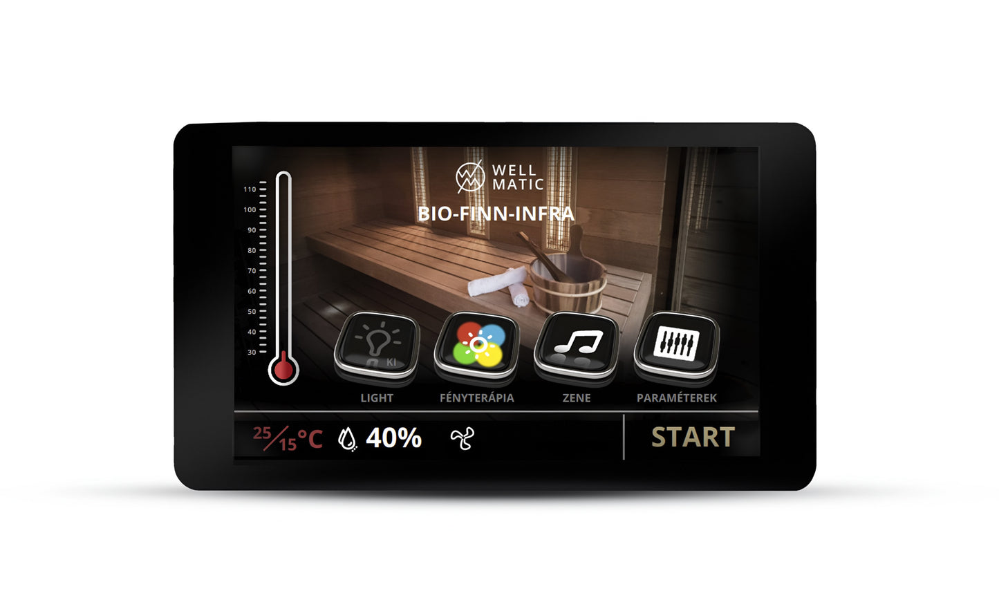 Routinsoft Touch – Touchscreen Saunasteuerung (Kombi)