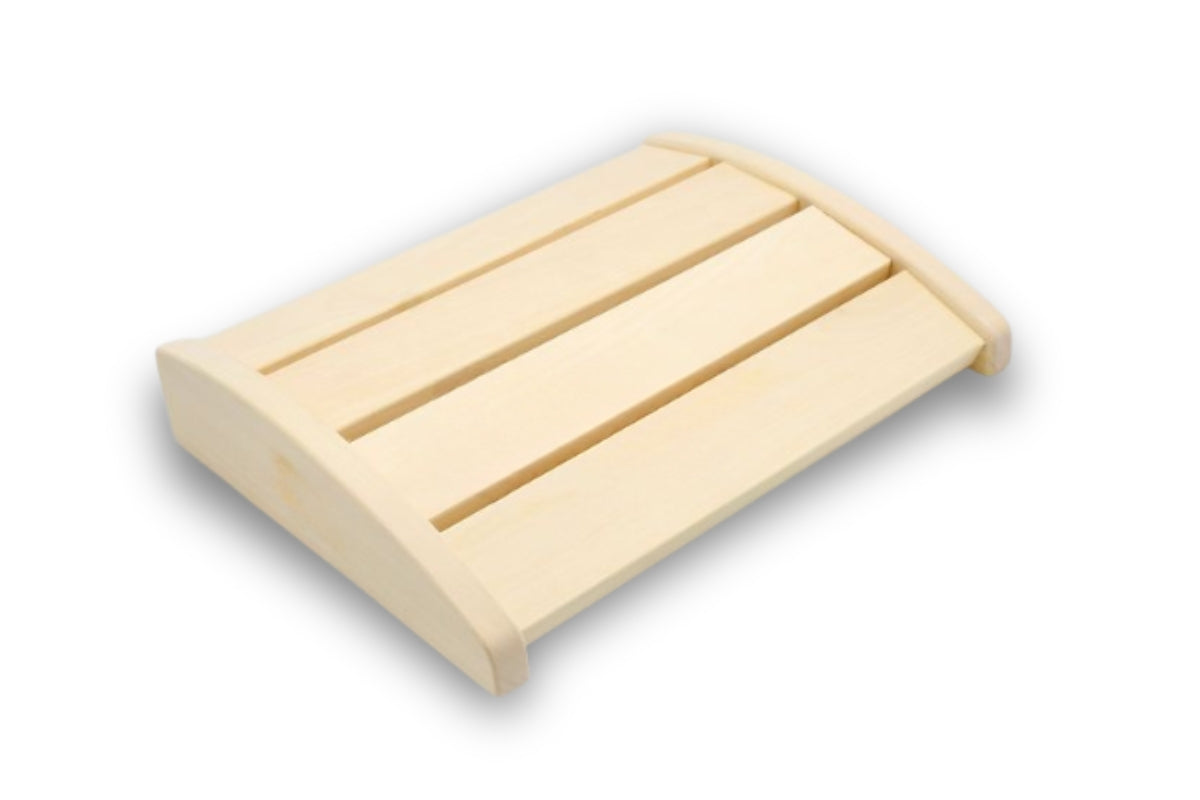 Kopfstütze aus Espe für die Sauna