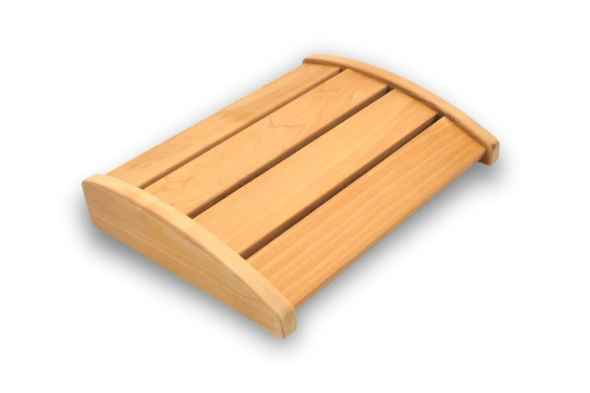 Kopfstütze aus Thermo-Espe für die Sauna