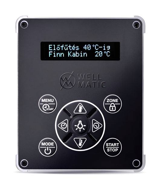 Well Matic – Routinsoft LCD-Infrarotsaunasteuerung – Komplettset