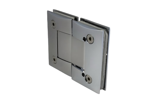 Glas-Glas-Duschtürscharnier 180° – verstellbare Ausführung