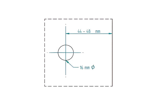 Sauna Türscharnier aus Edelstahl – Luxusausführung