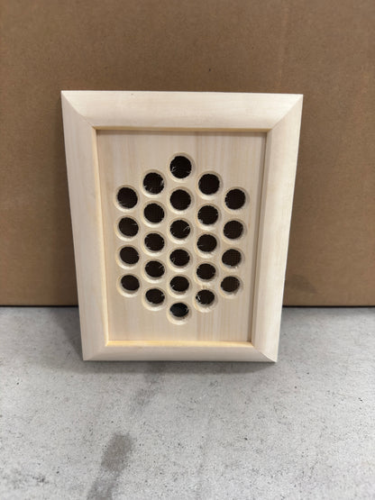 Sauna-Lüftungsgitter aus Espe / Thermo-Espe