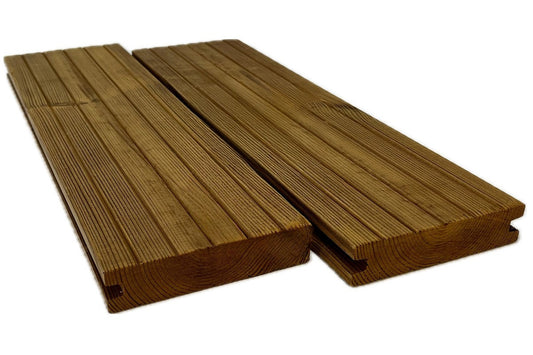 Thermowood Borovi – Terrassenbelag D30, 26 × 115 mm