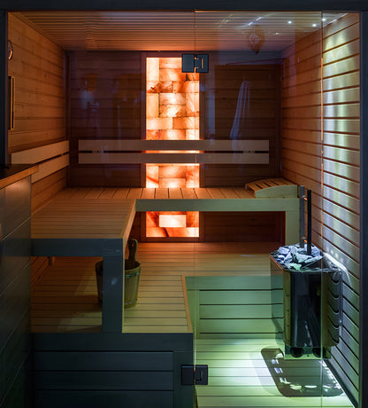 SAWO Nordex Saunaofen mit integriertem Steuerfeld - 4,5 kW / 6 kW / 9 kW