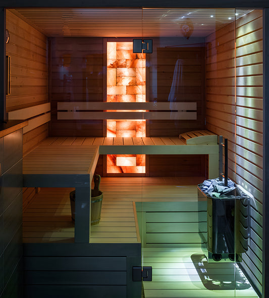 SAWO Nordex Saunaofen mit integriertem Steuerfeld - 4,5 kW / 6 kW / 9 kW