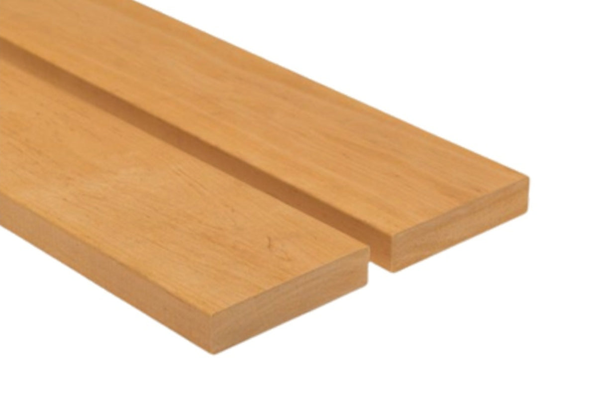 Sauna-Banklatten aus astfreier Thermoholz-Erle, 28×120 mm SHP