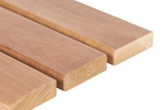 Sauna-Banklatten aus Thermoholz-Espe, 28×90 mm SHP