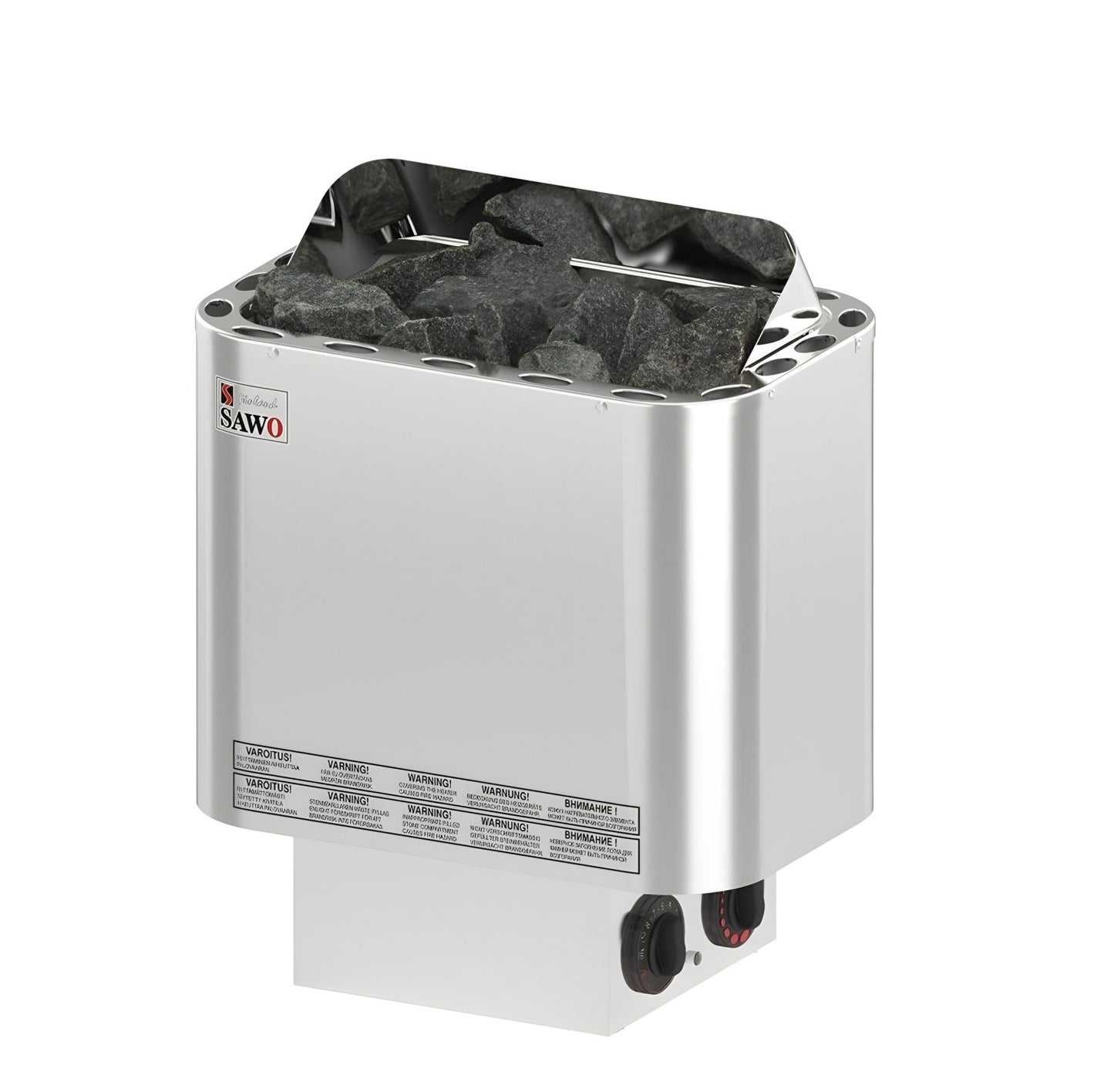 SAWO Nordex Saunaofen mit integriertem Steuerfeld - 4,5 kW / 6 kW / 9 kW