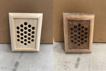 Sauna-Lüftungsgitter aus Espe / Thermo-Espe