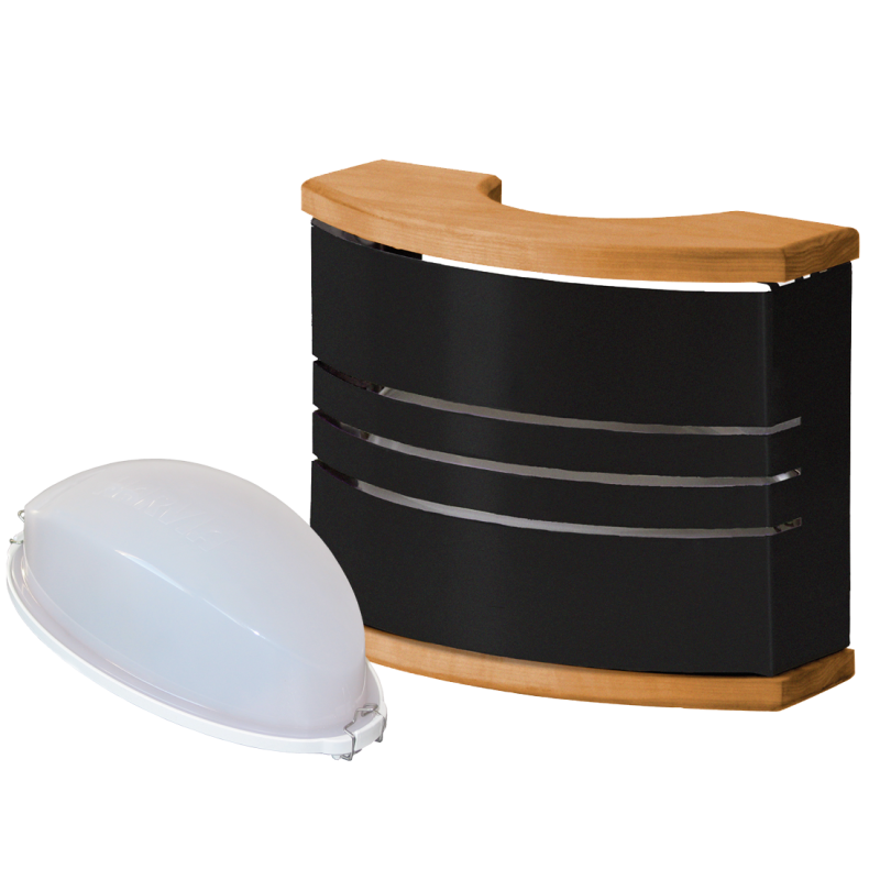 Harvia Legend Sauna Lampe – Schwarz