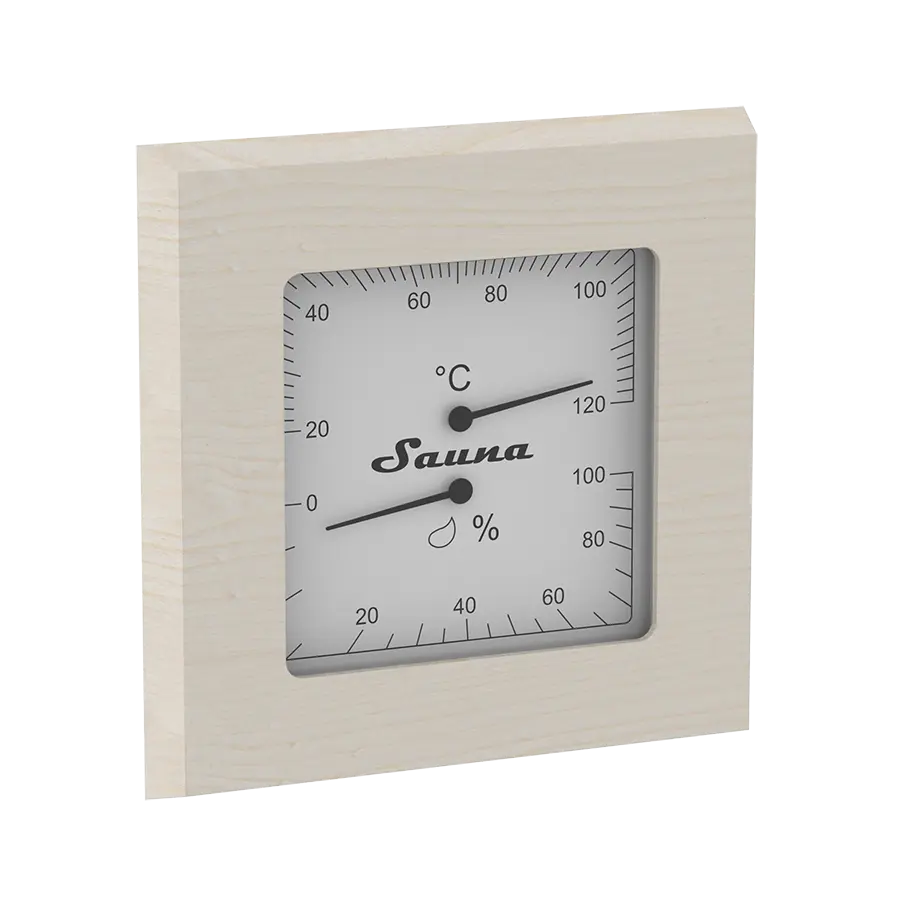 Thermo-Hygrometer Quadratisch