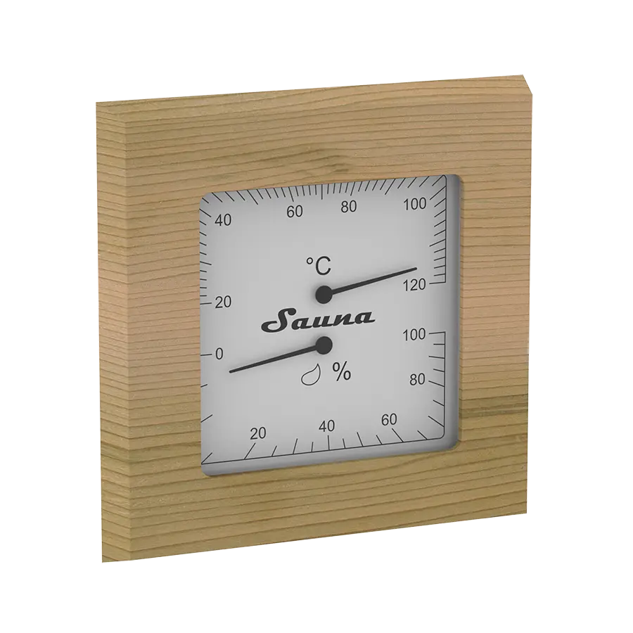 Thermo-Hygrometer Quadratisch
