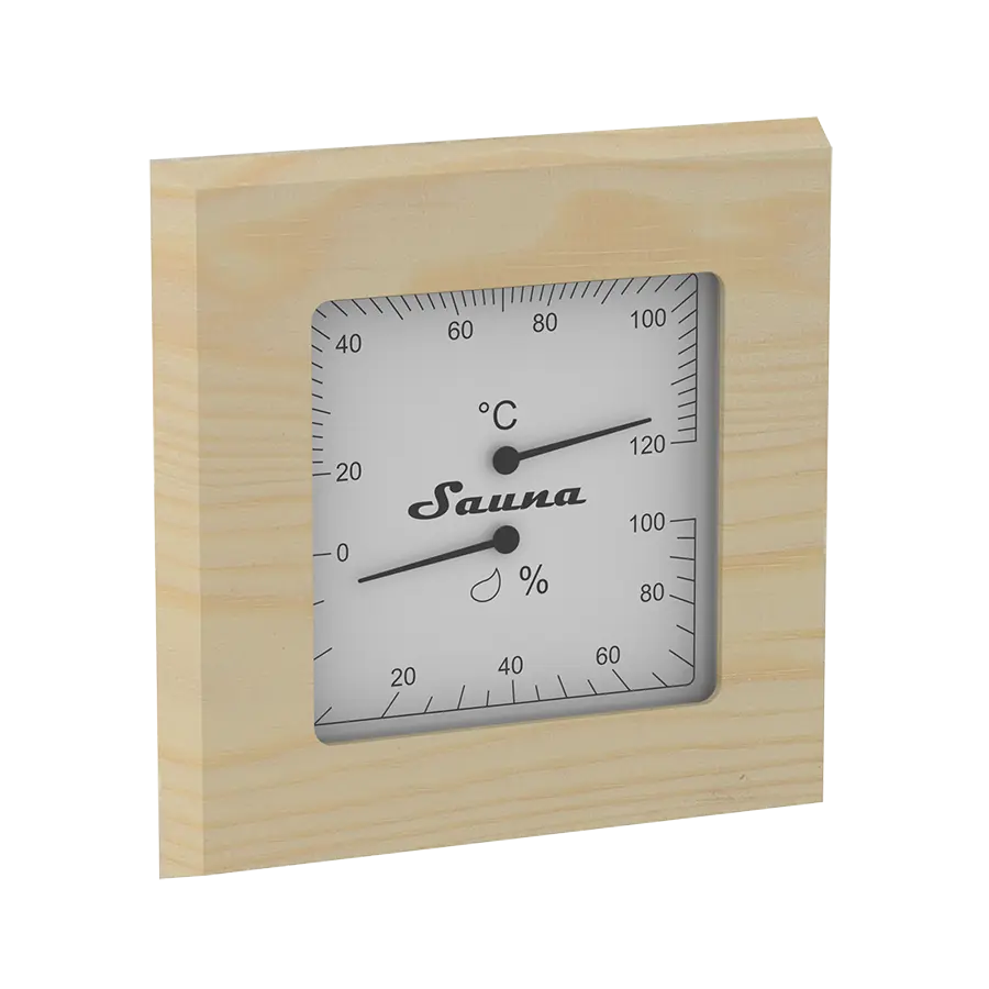 Thermo-Hygrometer Quadratisch