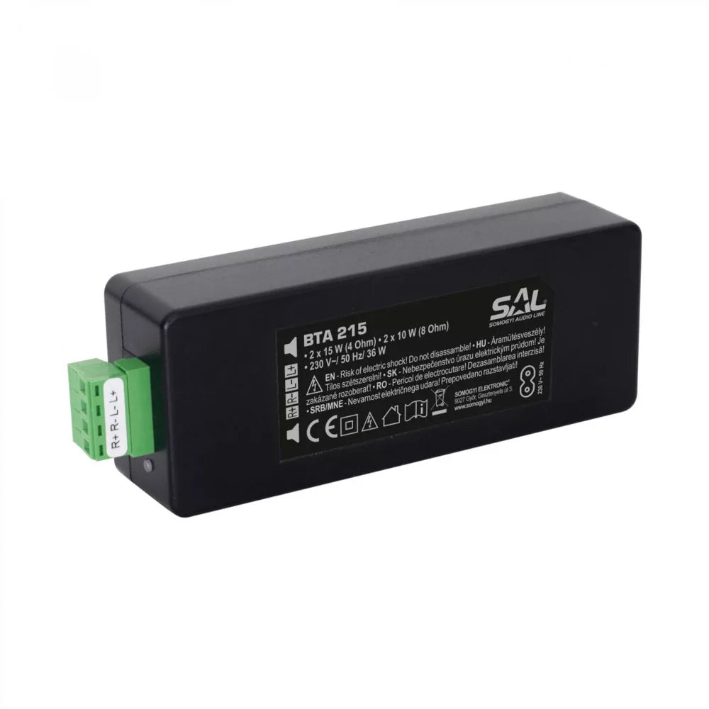 SAL BTA 215 – Kompakter Bluetooth Stereo-Verstärker