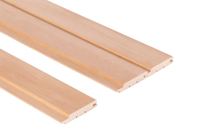 15x90 mm STP Sauna-Paneele aus Erle – Qualität AB
