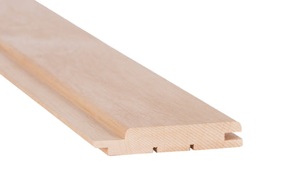 15x90 mm STP Sauna-Paneele aus Erle – Qualität AB