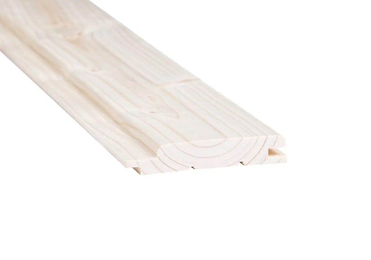 Sauna-Paneele aus nordischer Fichte 14x96mm STP