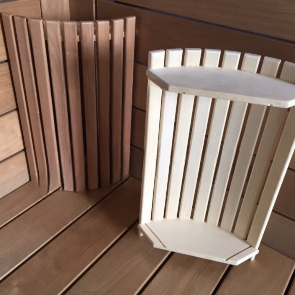 Eck-Saunalampenschirm – Espe / Thermoespe