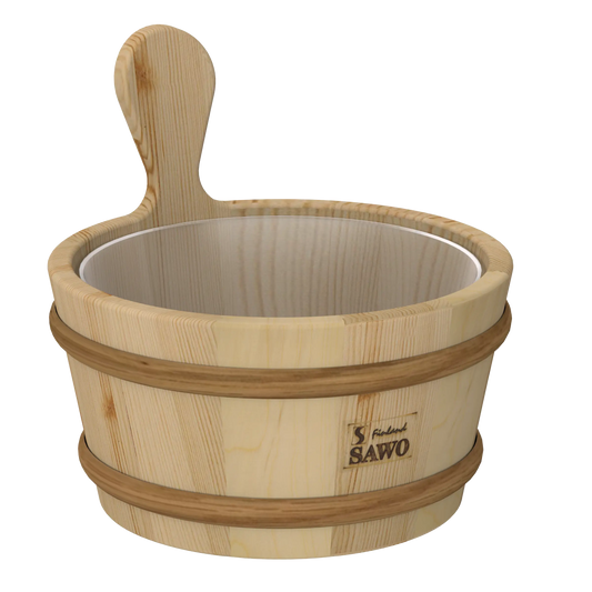 SAWO 4 L Kiefernholz-Eimer