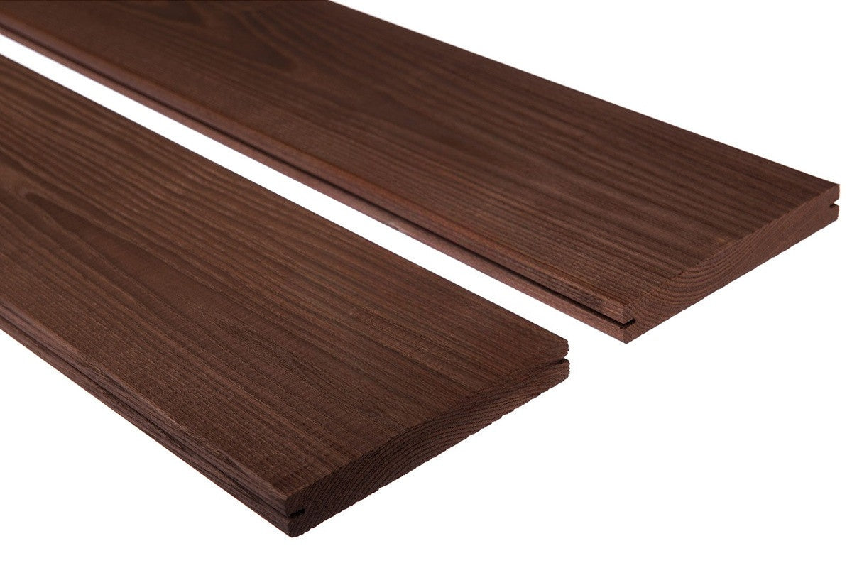 Thermowood Esche – Terrassenbelag D4S/G2, 20 × 132 mm